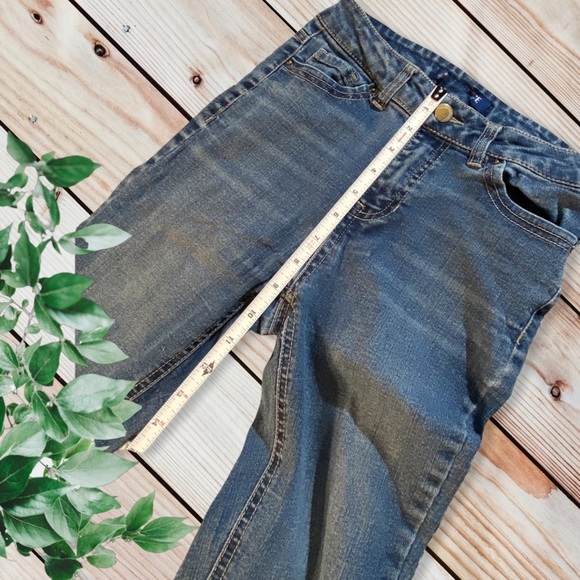 Blue Spice mid rise Jeans straight Sz 3 - Picture 5 of 12